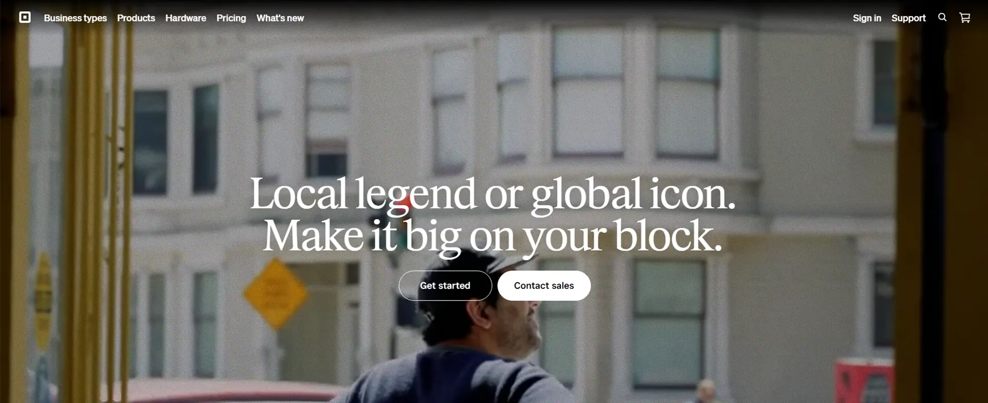 square online webshop platform for local retailers