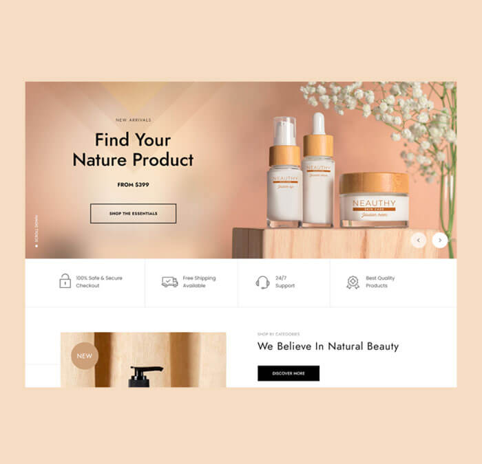 highlight health and beauty ecommerce theme