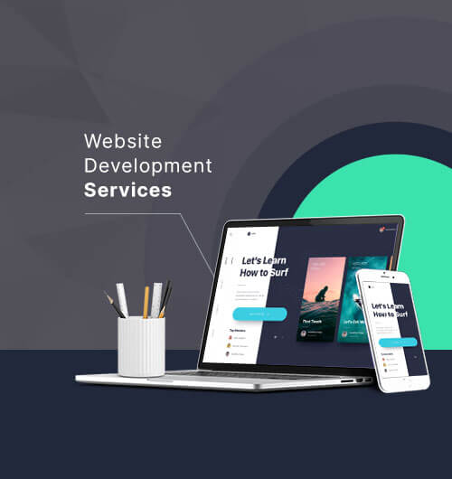 Web development services menu