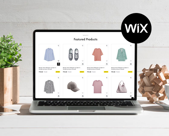 wix product listing services
