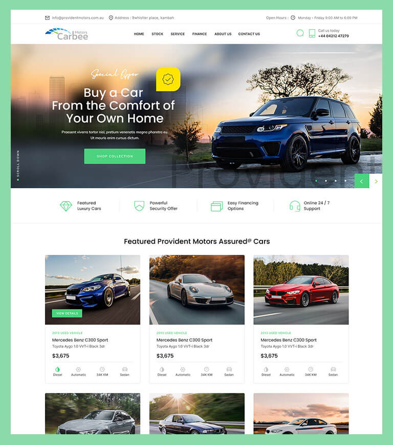 carbee motors home page